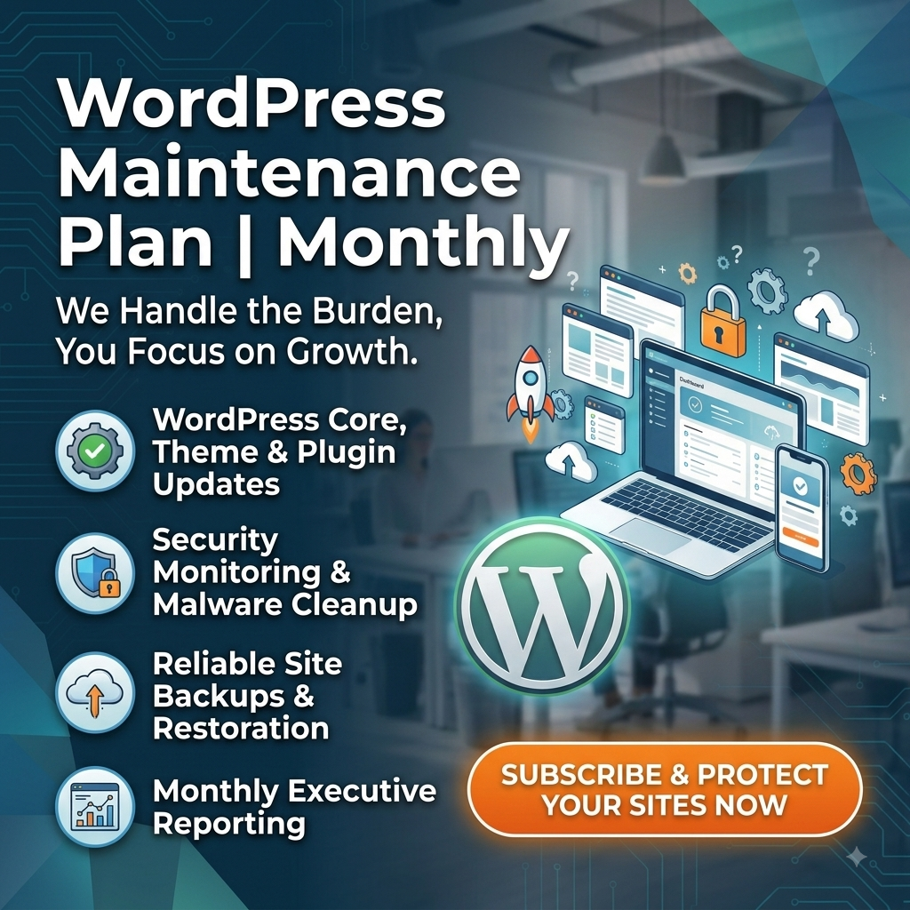 WordPress Maintenance Plan | Monthly