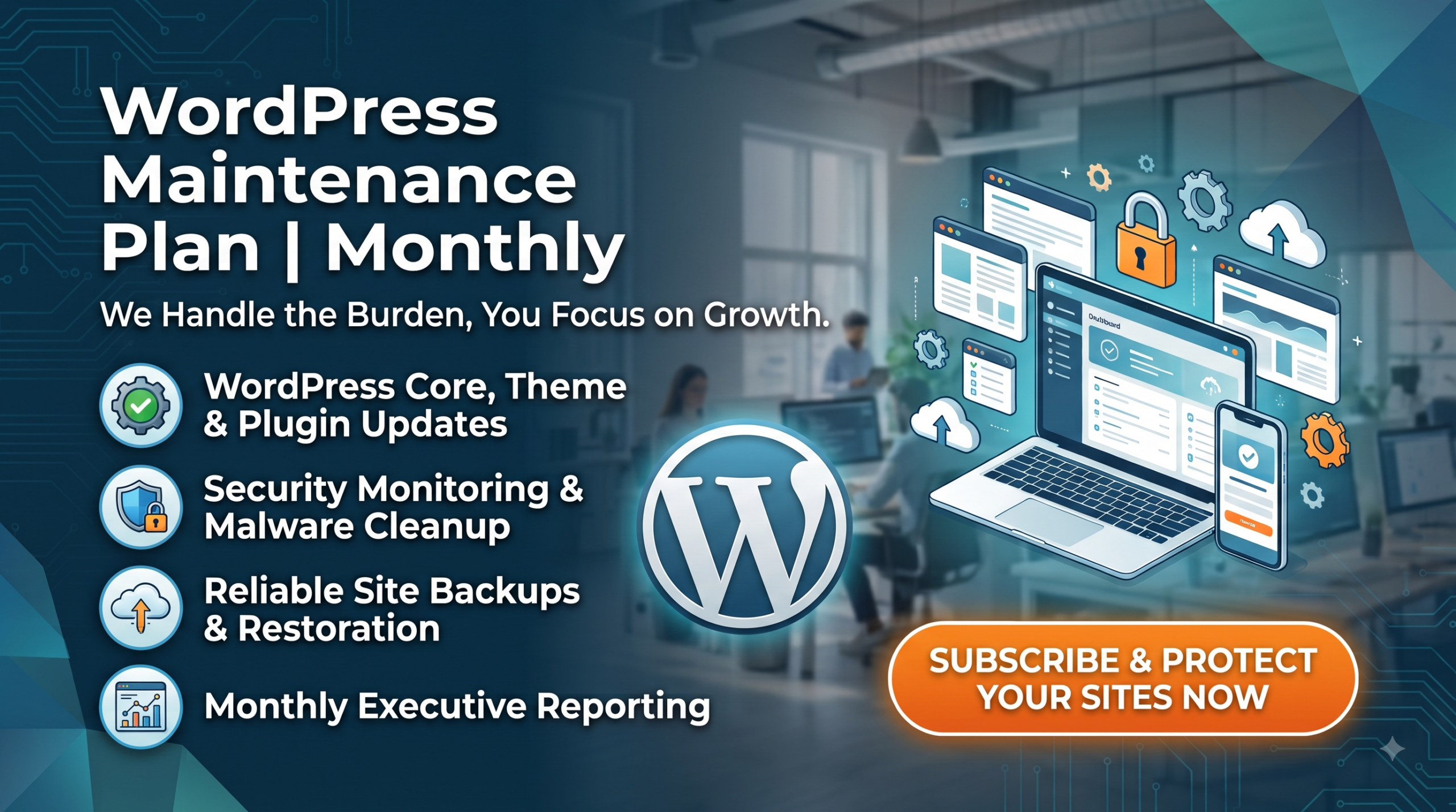 WordPress Maintenance Plan | Monthly